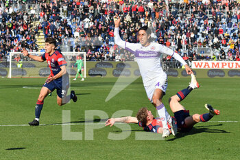 2022-01-23 - Youssef Maleh of Fiorentina - CAGLIARI CALCIO VS ACF FIORENTINA - ITALIAN SERIE A - SOCCER