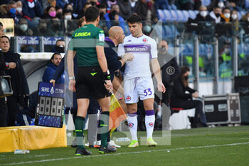 2022-01-23 - Riccardo Sottil of Fiorentina Sostituzione, Vincenzo Italiano Mister of Fiorentina - CAGLIARI CALCIO VS ACF FIORENTINA - ITALIAN SERIE A - SOCCER