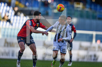 2022-01-22 - Mattia Bani (Genoa) DEULOFEU GERARD (Udinese) - GENOA CFC VS UDINESE CALCIO - ITALIAN SERIE A - SOCCER