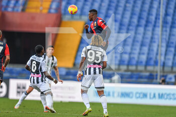 2022-01-22 - MAKENGO JEAN-VICTOR Udinese)
  - BRANDON SOPPY (Udinese) - Kelvin Yeboah (Genoa) - GENOA CFC VS UDINESE CALCIO - ITALIAN SERIE A - SOCCER