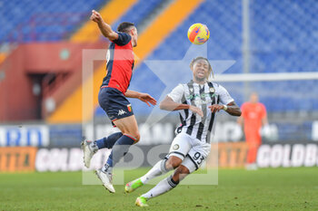 2022-01-22 - Silvan Hefti - BRANDON SOPPY (Udinese) - GENOA CFC VS UDINESE CALCIO - ITALIAN SERIE A - SOCCER