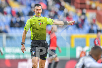2022-01-22 - The Referee of the match Daniele Doveri of Volterra - GENOA CFC VS UDINESE CALCIO - ITALIAN SERIE A - SOCCER