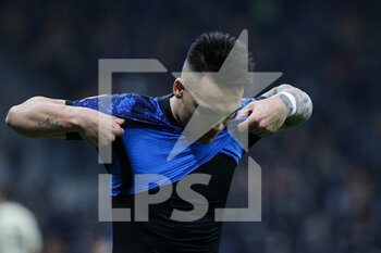 2022-01-22 - Lautaro Martinez of FC Internazionale expresses disappointment during the Serie A 2021/22 football match between FC Internazionale and Venezia FC at Giuseppe Meazza Stadium, Milan, Italy on January 22, 2022 - INTER - FC INTERNAZIONALE VS VENEZIA FC - ITALIAN SERIE A - SOCCER