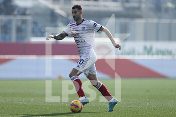2022-02-06 - Gaston Pereiro (Cagliari Calcio) in action - ATALANTA BC VS CAGLIARI CALCIO - ITALIAN SERIE A - SOCCER