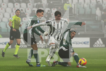 2022-02-06 - Dušan Vlahović (Juventus FC) in action - JUVENTUS FC VS HELLAS VERONA FC - ITALIAN SERIE A - SOCCER