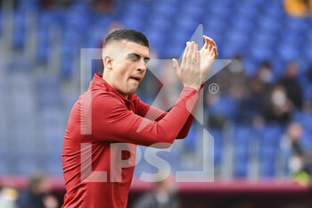 2022-02-05 - Gianluca Mancini of A.S. Roma during the 24th day of the Serie A Championship between A.S. Roma vs Genoa CFC on 5th February 2022 at the Stadio Olimpico in Rome, Italy. - AS ROMA VS GENOA CFC - ITALIAN SERIE A - SOCCER