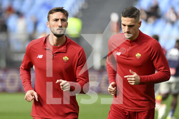 2022-02-05 - Bryan Cristante of A.S. Roma during the 24th day of the Serie A Championship between A.S. Roma vs Genoa CFC on 5th February 2022 at the Stadio Olimpico in Rome, Italy. - AS ROMA VS GENOA CFC - ITALIAN SERIE A - SOCCER
