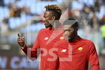 2022-02-05 - Tammy Abraham of A.S. Roma during the 24th day of the Serie A Championship between A.S. Roma vs Genoa CFC on 5th February 2022 at the Stadio Olimpico in Rome, Italy. - AS ROMA VS GENOA CFC - ITALIAN SERIE A - SOCCER