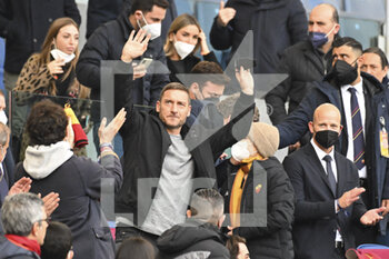 2022-02-05 - Francesco Totti during the 24th day of the Serie A Championship between A.S. Roma vs Genoa CFC on 5th February 2022 at the Stadio Olimpico in Rome, Italy. - AS ROMA VS GENOA CFC - ITALIAN SERIE A - SOCCER