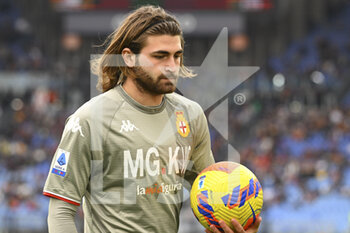 2022-02-05 - Manolo Portanova of Genoa CFC during the 24th day of the Serie A Championship between A.S. Roma vs Genoa CFC on 5th February 2022 at the Stadio Olimpico in Rome, Italy. - AS ROMA VS GENOA CFC - ITALIAN SERIE A - SOCCER