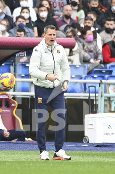 2022-02-05 - Alexander Blessin of Genoa CFC during the 24th day of the Serie A Championship between A.S. Roma vs Genoa CFC on 5th February 2022 at the Stadio Olimpico in Rome, Italy. - AS ROMA VS GENOA CFC - ITALIAN SERIE A - SOCCER