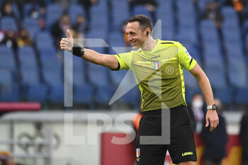 2022-02-05 - Referee Rosario Abisso during the 24th day of the Serie A Championship between A.S. Roma vs Genoa CFC on 5th February 2022 at the Stadio Olimpico in Rome, Italy. - AS ROMA VS GENOA CFC - ITALIAN SERIE A - SOCCER