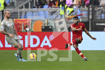 2022-02-05 - Ainsley Maitland-Niles of A.S. Roma during the 24th day of the Serie A Championship between A.S. Roma vs Genoa CFC on 5th February 2022 at the Stadio Olimpico in Rome, Italy. - AS ROMA VS GENOA CFC - ITALIAN SERIE A - SOCCER