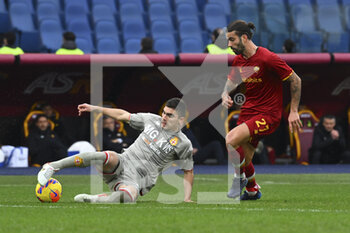 2022-02-05 - Sergio Oliveira of A.S. Roma during the 24th day of the Serie A Championship between A.S. Roma vs Genoa CFC on 5th February 2022 at the Stadio Olimpico in Rome, Italy. - AS ROMA VS GENOA CFC - ITALIAN SERIE A - SOCCER