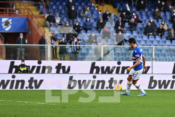 2022-02-06 - Antonio Candreva (Sampdoria), penalty 4 - 0 - UC SAMPDORIA VS US SASSUOLO - ITALIAN SERIE A - SOCCER