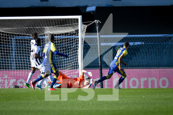 2022-02-13 - Verona's Fabio Depaoli scores a goal 1-0 - HELLAS VERONA FC VS UDINESE CALCIO - ITALIAN SERIE A - SOCCER