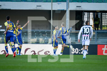 2022-02-13 - Verona's Antonin Barak celebrates after scoring a goal 2-0 - HELLAS VERONA FC VS UDINESE CALCIO - ITALIAN SERIE A - SOCCER