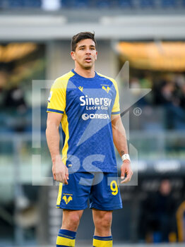 2022-02-13 - Verona's Giovanni Simeone portrait - HELLAS VERONA FC VS UDINESE CALCIO - ITALIAN SERIE A - SOCCER