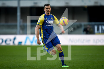 2022-02-13 - Verona's Kevin Lasagna portrait in action - HELLAS VERONA FC VS UDINESE CALCIO - ITALIAN SERIE A - SOCCER