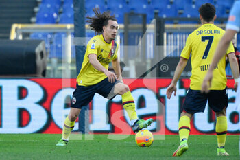 2022-02-12 - Arthur Theate (Bologna FC)  during the Italian Football Championship League A 2021/2022 match between SS Lazio vs Bologna FC at the Olimpic Stadium in Rome on 12 February 2022. - SS LAZIO VS BOLOGNA FC - ITALIAN SERIE A - SOCCER