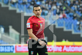 2022-02-12 - Marco Piccinini referee during the Italian Football Championship League A 2021/2022 match between SS Lazio vs Bologna FC at the Olimpic Stadium in Rome on 12 February 2022. - SS LAZIO VS BOLOGNA FC - ITALIAN SERIE A - SOCCER