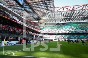 2022-02-13 - A general view inside the stadium during the Serie A 2021/22 football match between AC Milan and UC Sampdoria at Giuseppe Meazza Stadium, Milan, Italy on February 13, 2022 - AC MILAN VS UC SAMPDORIA - ITALIAN SERIE A - SOCCER