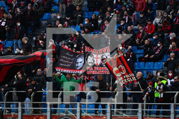 2022-02-13 - Supporters of AC Milan during the Serie A 2021/22 football match between AC Milan and UC Sampdoria at Giuseppe Meazza Stadium, Milan, Italy on February 13, 2022 - AC MILAN VS UC SAMPDORIA - ITALIAN SERIE A - SOCCER