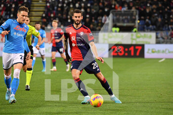2022-02-21 - Gaston Pereiro of Cagliari Calcio - CAGLIARI CALCIO VS SSC NAPOLI - ITALIAN SERIE A - SOCCER