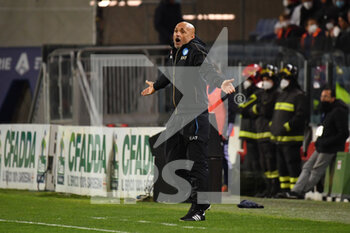 2022-02-21 - Luciano Spalletti Mister of Napoli - CAGLIARI CALCIO VS SSC NAPOLI - ITALIAN SERIE A - SOCCER