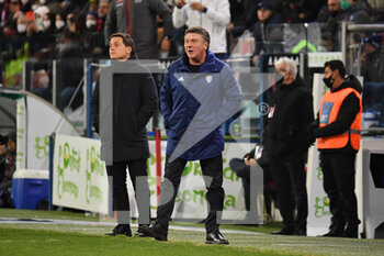 2022-02-21 - Walter Mazzarri  head coach of Cagliari Calcio - CAGLIARI CALCIO VS SSC NAPOLI - ITALIAN SERIE A - SOCCER
