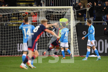 2022-02-21 - Gaston Pereiro of Cagliari Calcio, Goal - CAGLIARI CALCIO VS SSC NAPOLI - ITALIAN SERIE A - SOCCER
