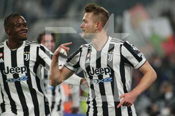 2022-02-18 - Matthijs De Ligt (Juventus FC) celebrates the goal - JUVENTUS FC VS TORINO FC - ITALIAN SERIE A - SOCCER