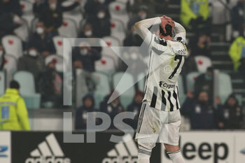 2022-02-18 - Dušan Vlahović (Juventus FC) disappointed - JUVENTUS FC VS TORINO FC - ITALIAN SERIE A - SOCCER