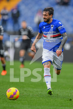 2022-02-19 - Francesco Caputo  (Sampdoria) - UC SAMPDORIA VS EMPOLI FC - ITALIAN SERIE A - SOCCER