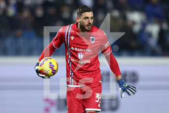 2022-02-28 - Wladimiro Falcone (UC Sampdoria) gestures - ATALANTA BC VS UC SAMPDORIA - ITALIAN SERIE A - SOCCER