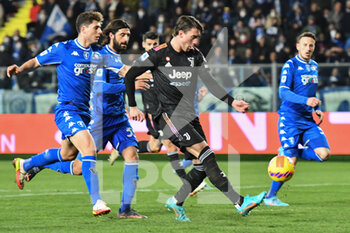 2022-02-26 - Dusan Vlahovic (Juventus FC) scores a goal - EMPOLI FC VS JUVENTUS FC - ITALIAN SERIE A - SOCCER