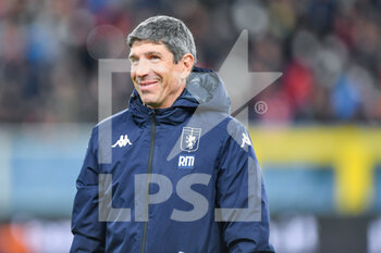 2022-02-25 - Riberto Murgita (Genoa) assistent coach - GENOA CFC VS INTER - FC INTERNAZIONALE - ITALIAN SERIE A - SOCCER