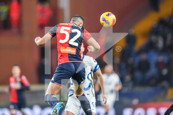 2022-02-25 - Nikola Maksimovic  (Genoa) - GENOA CFC VS INTER - FC INTERNAZIONALE - ITALIAN SERIE A - SOCCER
