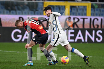 2022-02-25 - Albert Gudmundsson (Genoa) ALESSANDRO BASTONI (Inter) - GENOA CFC VS INTER - FC INTERNAZIONALE - ITALIAN SERIE A - SOCCER