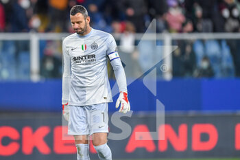 2022-02-25 - Samir Handanovic (inter) - GENOA CFC VS INTER - FC INTERNAZIONALE - ITALIAN SERIE A - SOCCER