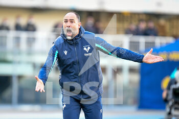 2022-02-27 - Verona's Head Coach Igor Tudor gestures - HELLAS VERONA FC VS VENEZIA FC - ITALIAN SERIE A - SOCCER