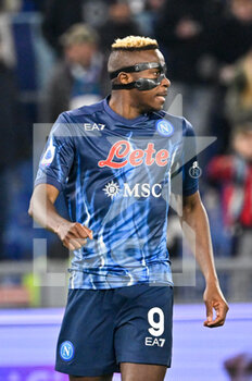 2022-02-27 - Victor Osimhen (SSC Napoli) during the Italian Football Championship League A 2021/2022 match between SS Lazio vs SSC Napoli at the Olimpic Stadium in Rome on 27 February 2022. - SS LAZIO VS SSC NAPOLI - ITALIAN SERIE A - SOCCER