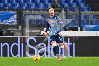 2022-02-27 - Amir Rrahmani (SSC Napoli) during the Italian Football Championship League A 2021/2022 match between SS Lazio vs SSC Napoli at the Olimpic Stadium in Rome on 27 February 2022. - SS LAZIO VS SSC NAPOLI - ITALIAN SERIE A - SOCCER