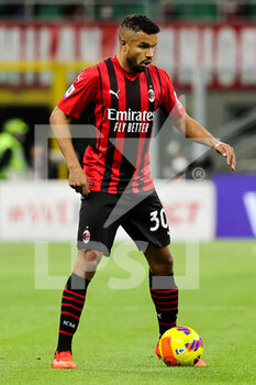 2022-02-25 - Junior Messias of AC Milan in action during the Serie A 2021/22 football match between AC Milan and Udinese Calcio at Giuseppe Meazza Stadium, Milan, Italy on February 25, 2022 - AC MILAN VS UDINESE CALCIO - ITALIAN SERIE A - SOCCER
