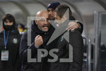 2022-02-26 - Vincenzo Italiano (Fiorentina) and Alessio Dionisi (Sassuolo) - US SASSUOLO VS ACF FIORENTINA - ITALIAN SERIE A - SOCCER