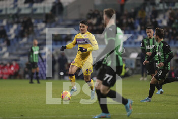 2022-02-26 - Riccardo Sottil (Fiorentina) in action - US SASSUOLO VS ACF FIORENTINA - ITALIAN SERIE A - SOCCER