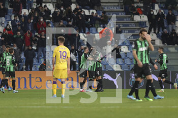 2022-02-26 - Sassuolo celebrate the goal - US SASSUOLO VS ACF FIORENTINA - ITALIAN SERIE A - SOCCER