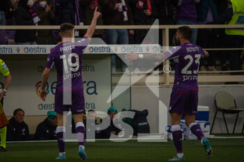 2022-03-06 - Piatek Fiorentina celebrates a gol 1-0 - ACF FIORENTINA VS HELLAS VERONA FC - ITALIAN SERIE A - SOCCER