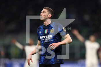 2022-03-04 - Robin Gosens (FC Internazionale) looks on - INTER - FC INTERNAZIONALE VS US SALERNITANA - ITALIAN SERIE A - SOCCER