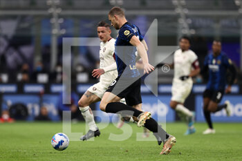2022-03-04 - Edin Dzeko (FC Internazionale) scores his side's fifth goal of the match - INTER - FC INTERNAZIONALE VS US SALERNITANA - ITALIAN SERIE A - SOCCER